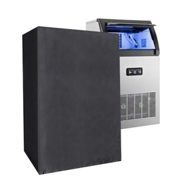Imagem de FlexiDapt Capa Para Máquina De Gelo Comercial, Proteção Universal À Prova D'Água Eletrodomésticos Em Casa, Garagem E Escritório, Preta