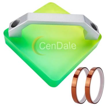 Imagem de CenDale HTV Cooling Block-DTF Transfer Film& Heat Press Paper Vinyl Accessories, vinil de resfriamento rápido, vinil de sublimação DTF, com alça e fita resistente ao calor