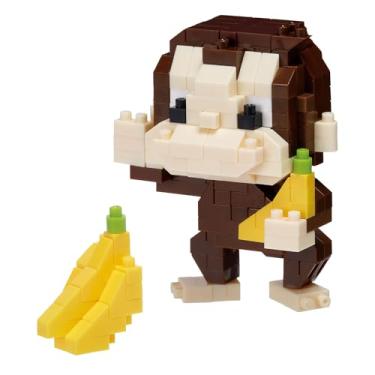 Imagem de Kawada NBCC_198 Nanoblock, Curious George NBCC_198, 2.0 x 2.4 x 1.3 inches (5 x 6 x 3.2 cm), For Ages 12 and Up Interior, Hobby