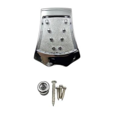 Imagem de TTETTZ Peça de reposição para bandolim, peça resistente e fácil de instalar com parafusos de montagem para bandolim de 8 cordas, Argent