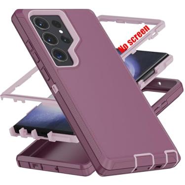 Imagem de AYMECL Capa para S23 Ultra, capa para Galaxy S23 Ultra [grau militar] 3 em 1 à prova de choque à prova de poeira/queda, capa de proteção resistente, para Samsung Galaxy S23 Ultra de 6,8 polegadas