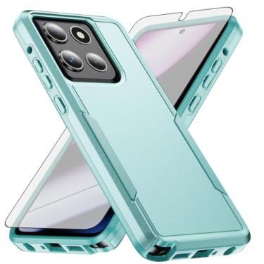 Imagem de Asuwish Capa de celular para Motorola Moto G Stylus 5G 2025 com protetor de tela de vidro temperado e fina híbrida protetora de corpo inteiro, acessórios de celular de camada dupla para celular G5