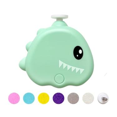 Imagem de Cat and Dog Nail Grinder,USB Rechargeable Electric Pet Nail Clipper Trimmer,Painless Paws crescendo 3 velocidades,Ferramenta de suavizamento do crescimento de patas de animais (Green)