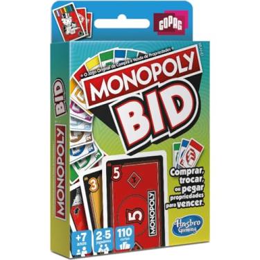 Imagem de Jogo de Cartas, Monopoly Bid, Copag
