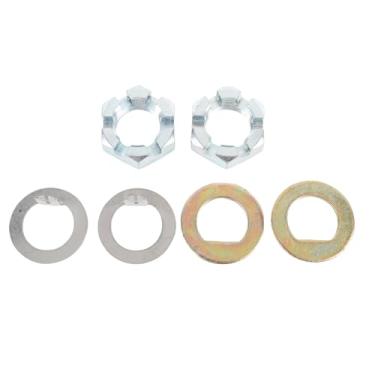 Imagem de Akozon Kit de Porca e Lavadora do Eixo, Fio Preciso, Excelente Vedação, Adequado para Eixos Lubrificantes EZ, Ideal para o Kit de Porca do Reboque, Trailer de Barco, Eixo e Eixo