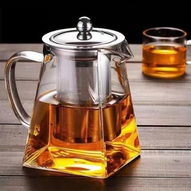 Imagem de Chaleira de Vidro Com Infusor 350ml RE204 - Snel Home, Inox, único
