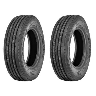 Imagem de Kit 2 Pneus 215/75R17.5 Liso 16 Lonas 135/133J CR960A Goodride