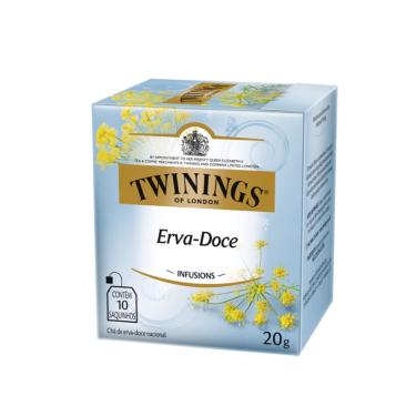 Imagem de Chá de Erva Doce Twinings Nacional 20g com 10 Unidades