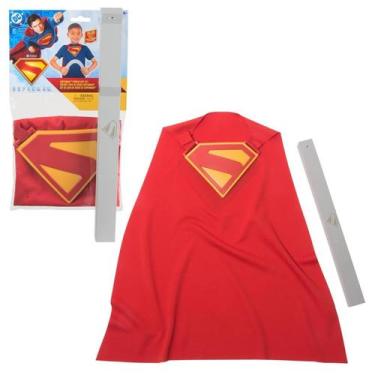 Imagem de Roleplay Superman Clássico Fantasia Capa 4487 - Sunny