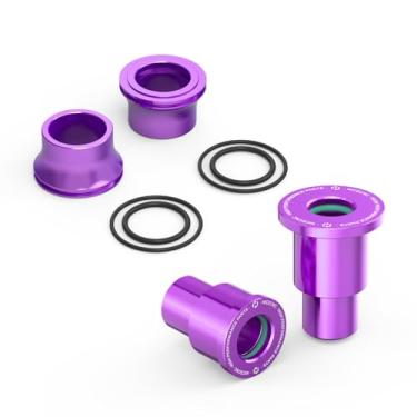 Imagem de NICECNC Cubo de roda roxo para motocicleta, conjunto de anéis de vedação para eixo da roda dianteira e traseira compatível com Surron Light bee X/S/ L1E compatível com Segway X160 X260, consulte o