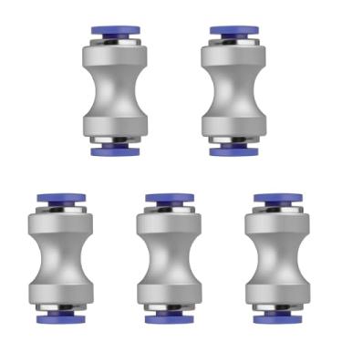 Imagem de Conector de tubo de alimentação de teflon de 5 peças para série X1/P1, acoplador de conector AMS de tubo PTFE para impressora 3D Bambu Lab X1/X1C/X1E/P1P/P1S