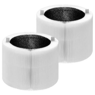 Imagem de HSIAMEN Substituição de filtro 511i Max compatível com purificador de ar BLUEAIR Blue Pure 511i Max, HEPA H13 True e carvão ativado, compare com a peça # F5MAX, pacote com 2