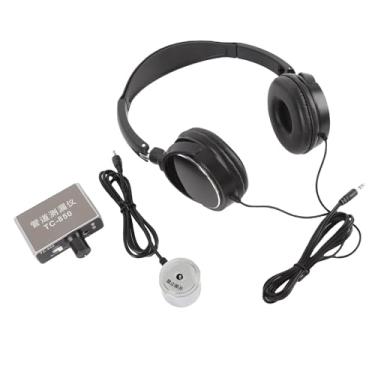 Imagem de SPYMINNPOO Detector de Vazamento de água 20000x Amplificação de Som Dupla Sonda Recarregável Monitor de Vazamento de Tubo, para Aplicações Versáteis, Com Construção Acidentada