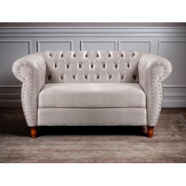 Imagem de Sofá Chesterfield Nobreza 2 Lugares Retrô Vintage com Captnoê - Bella 