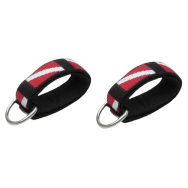 Imagem de Dynwave 2 peças de pulseiras de mergulho, pulseira de mergulho com snorkel, equipamento subaquático confortável para luz de mergulho, lanterna, câmera, 1 Inch Width