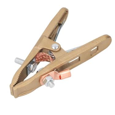 Imagem de Grampo de aterramento 500A de solgem de latão de alta potência Grampo de aterramento de solgem Um desempenho estável durável para MIG MMA TIG Arc Solding Equipment