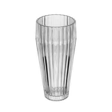Imagem de Vaso decorativo 22,5 cm de cristal transparente imperatriz Wolff - 618