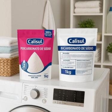 Imagem de Kit Calisul Percarbonato + Bicarbonato 2X1Kg Lavagem Top