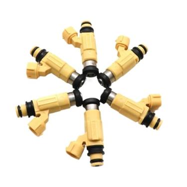 Imagem de 6 peças/lote Novos bicos injetores de combustível compatíveis para Yamaha F200-F225 Motor de Popa 2002-2012 CDH240 69J-13761-00 69J137610000 69J-13761-00-00