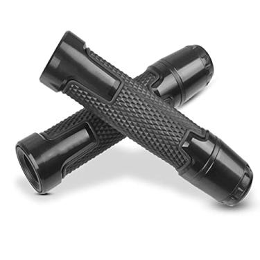Imagem de Punhos de guidão de motocicleta universais de 22 mm para Kawasaki Ninja250 650 Z400 Z650 Z800 Z900 Z1000 ZX6R ZX10R 250R 300R (preto)