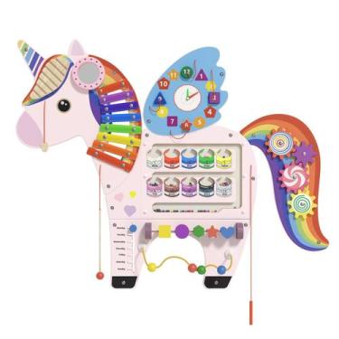 Imagem de Painéis Spacocld Unicorn Activity Wall Busy Board  painel de parede se