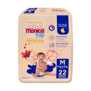 Imagem de Turma da Mônica Baby Premium Jumbo M 22 Unidades