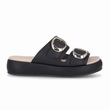 Imagem de Tamanco Sol Anabela Médio Preto - PICCADILLY, 34