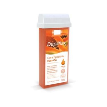 Imagem de Cera Depilatória Roll-On Depilflax Mamão 100g Profissional