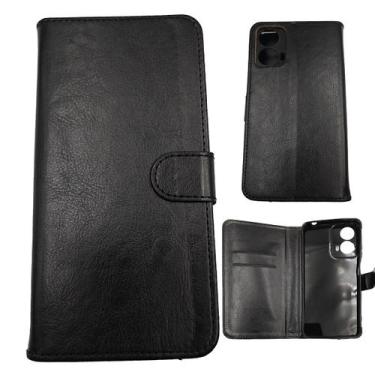 Imagem de Capinha capa Compatível Com MOTOROLA moto G04 Xt2421 Carteira lisa fli