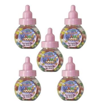 Imagem de 05 Mamadeiras Confeito Lembrancinha Chá de Bebê Kit - Foods +