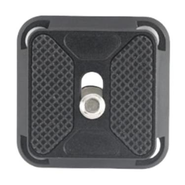 Imagem de FVDPWYE Adaptador de suporte de tripé portátil para câmera com placa de liberação rápida para mochila de câmera com base de clipe de montagem para fotógrafo