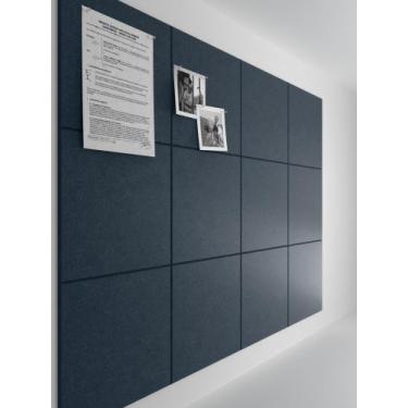 Imagem de Placa de cortiça Bumusty Large 120x90cm com abas adesivas e pinos