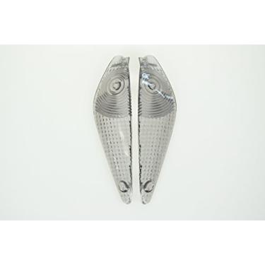 Imagem de Lente de seta indicadores de motocicleta fumê para 01-09 MV AGUSTA Strada F4, F1000 (frontal)