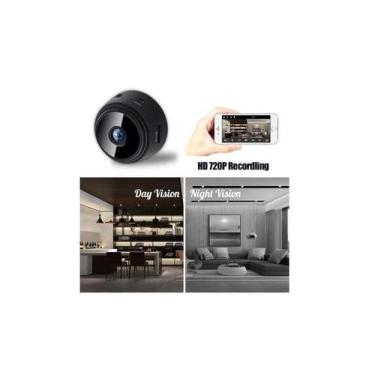 Imagem de Mini câmera espiã de vigilância sem fio WiFi 720p - Lightbek Official 