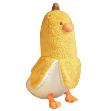 Imagem de Brinquedo de almofada de pelúcia PEACH CAT Banana Duck para meninas e 