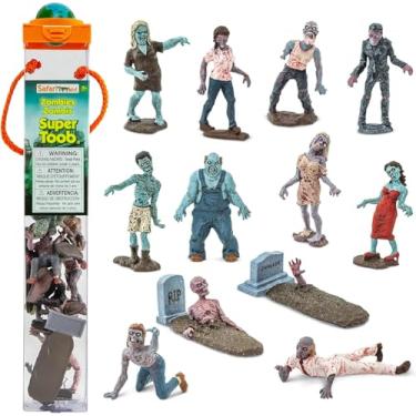 Imagem de Safari Ltd. Zombies Super Toob – bonecos de zumbi em miniatura para exibição e brincadeiras de Halloween – Figuras de brinquedo para meninos, meninas e crianças a partir de 3 anos