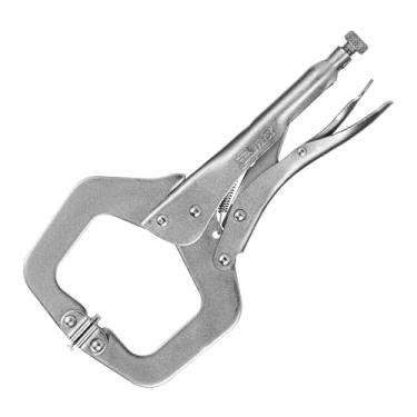 Imagem de MTX Alicate de Pressão 10" (250 mm) Tipo C – Mandíbulas Largas, Ajuste Preciso, Estrutura Robusta para Fixação Segura em Mecânica e Marcenaria