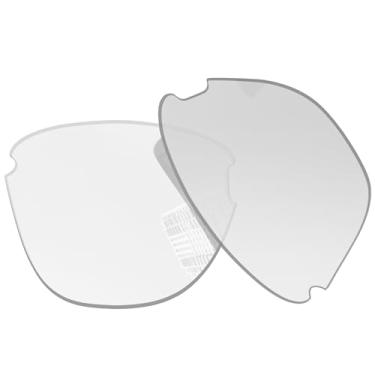 Imagem de Acefrog Lentes de reposição polarizadas de 1,5 mm para óculos de sol Oakley Frogskins Lite OO9374 63 mm, material atualizado, resistente a impactos - HD transparente não polarizado - 1,5 mm