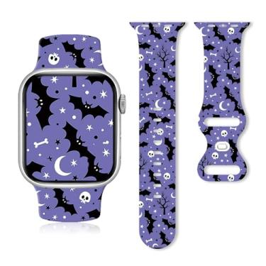 Imagem de Pulseiras esportivas de silicone macio para Apple Watch Ultra, SE e séries 10/9/8/7/6/5/4/3/2/1 de 42 mm, 44 mm, 45 mm, 46 mm e 49 mm