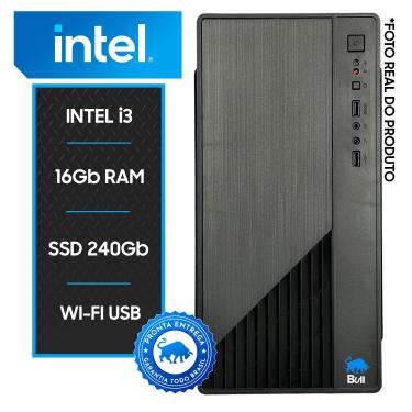 Imagem de Computador Bull i3 16GB RAM 240GB SSD Wi-Fi Linux