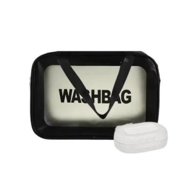 Imagem de Kit de Washbag Necessaire Grande com Saboneteira para Viagem - Mormino