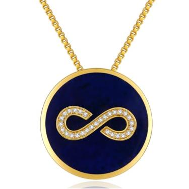 Imagem de Jiamiaoi Colar de coelho, banhado a ouro 18 K, colar de unicórnio, colar de aço inoxidável, ouro para mulheres e meninas, Prata esterlina, Zircônia cúbica