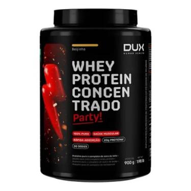 Imagem de Whey Protein Concentrado Party! Pote 900g Sabor Beijinho Dux Human Hea