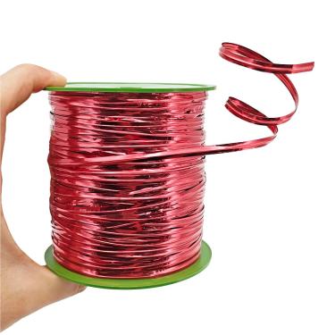 Imagem de HAHIYO 300 metros/1050 pés/320 m laços torcidos de metal vermelho para pão doce planta café jardim celofane sacos de presente plástico festa de Halloween bolo e projetos de artesanato