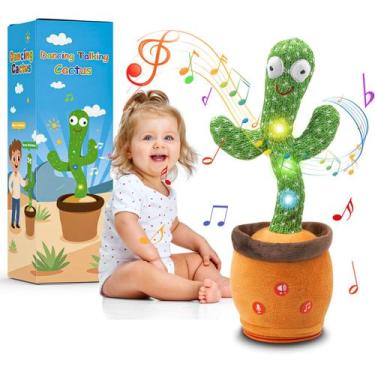 Imagem de Dancing Talking Cactus Toy Qularlans com 120 músicas para bebês