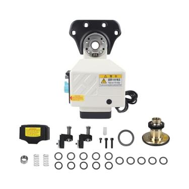 Imagem de RATTMMOTOR JN500S Power Feed XYZ-Axis 1,651.0 cm-lb Torque, 2-210RPM, alimentação de mesa de fresagem de 110 V para Bridgeport e algumas fresadoras tipo joelho (eixo X)