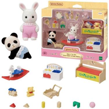 Imagem de Sylvanian Families Berçário Caixa de Brinquedos Bebê Coelho - Epoch 5709