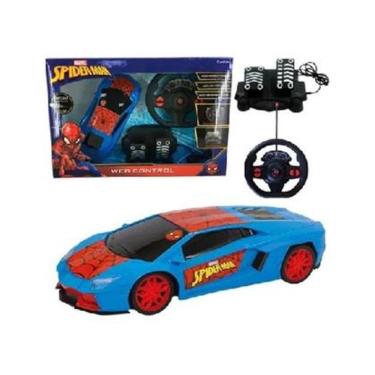 Imagem de Carro Controle Remoto Homem Aranha Recarregável Candide 5886