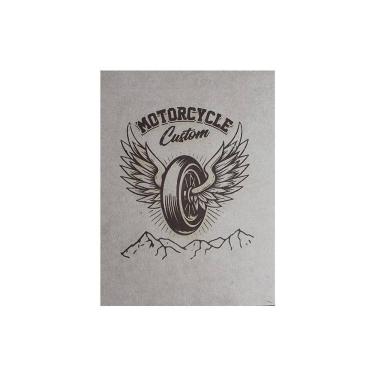 Imagem de Placa Decorativa Adesiva Não É Segredo Roda Mdf 30X40 Ns0402