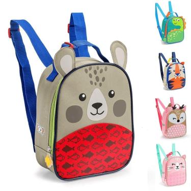 Imagem de Lancheira Térmica Escolar Infantil Animais Bichinhos Zoop